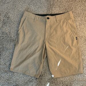 O'Neill Men's Tan Flat Front Shorts